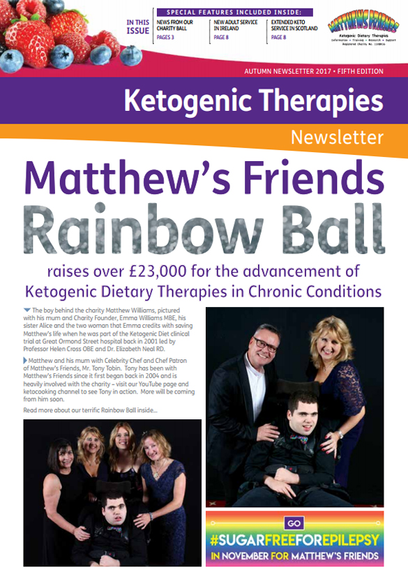Matthew’s Friends Ketogenic Dietary Therapies Autumn 2017
