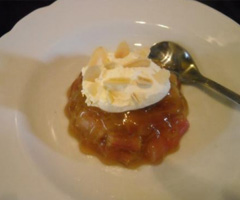 Rhubarb Jelly & Cream