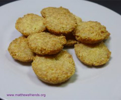 CHEESE BISCUITS USING PSYLLIUM HUSKS