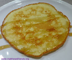 PANCAKE WITH SUGAR FREE SYRUP
