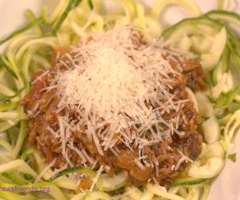 BOLOGNESE COURGETTI