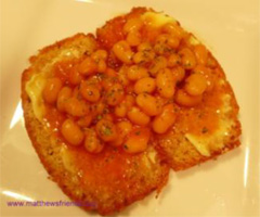BEANS ON KETO BREAD TOAST