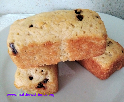 NUT FREE SULTANA MINI LOAF