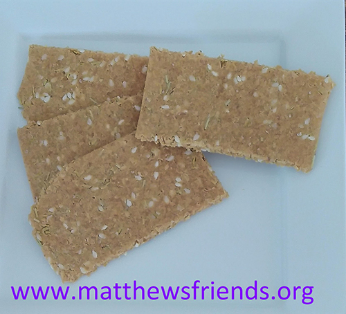 VEGAN SESAME CRACKERS