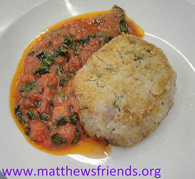 FISHCAKE WITH TOMATO SAUCE