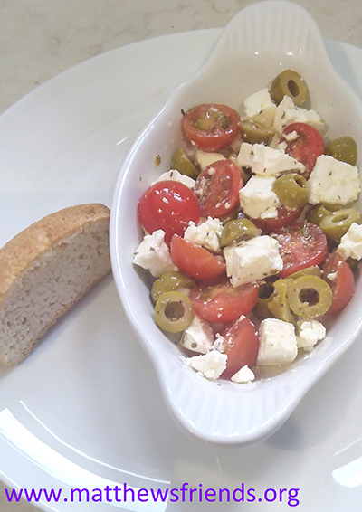 TOMATO AND FETA SALAD