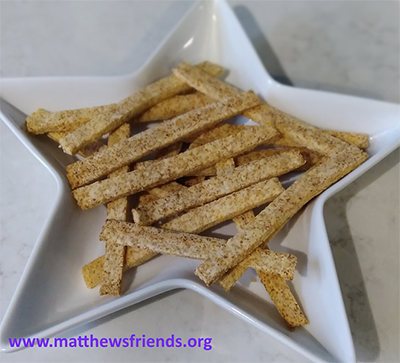 NUT AND GLUTEN FREE CHEESE STRAWS